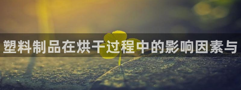 太阳成集团网站6888：塑料制品在烘干过程中的影响因素与