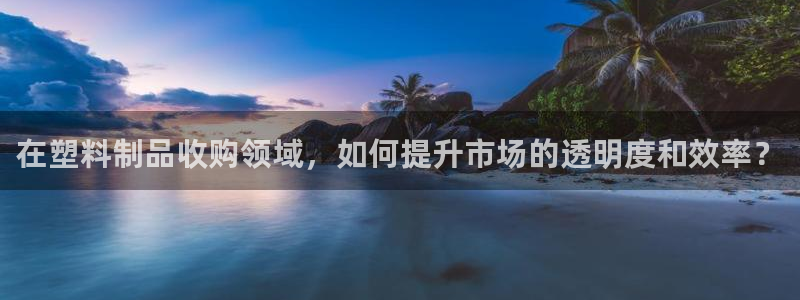 太阳app官网：在塑料制品收购领域，如何提升市场的透明度和效