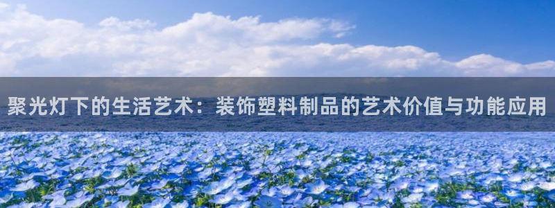 2007so太阳集团下载：聚光灯下的生活艺术：装饰塑料制品的
