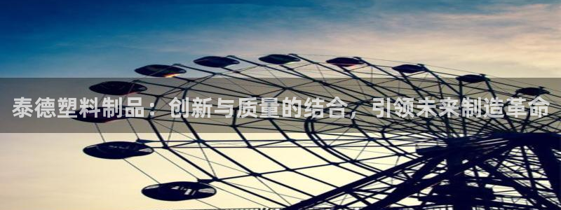 太阳集团游戏网址：泰德塑料制品：创新与质量的结合，引领未来制