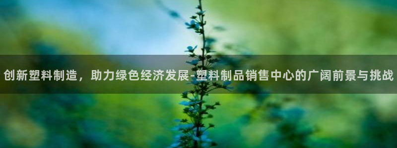 太阳集团的法人代表：创新塑料制造，助力绿色经济发展-塑料制品