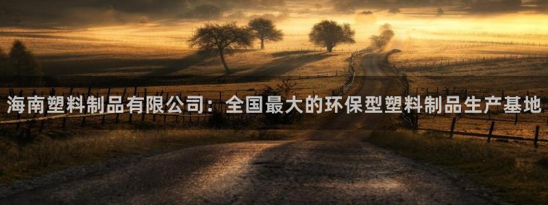 太阳集团游戏城旧版2.1.9：海南塑料制品有限公司：全国最大