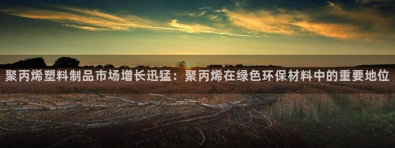 太阳诚集团网址：聚丙烯塑料制品市场增长迅猛：聚丙烯在绿色环保